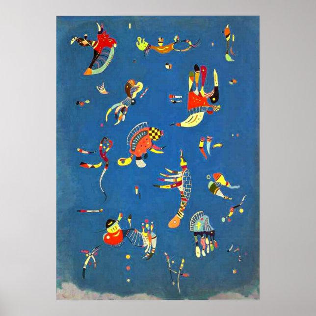 Kandinsky - Sky Blue Poster (Front)
