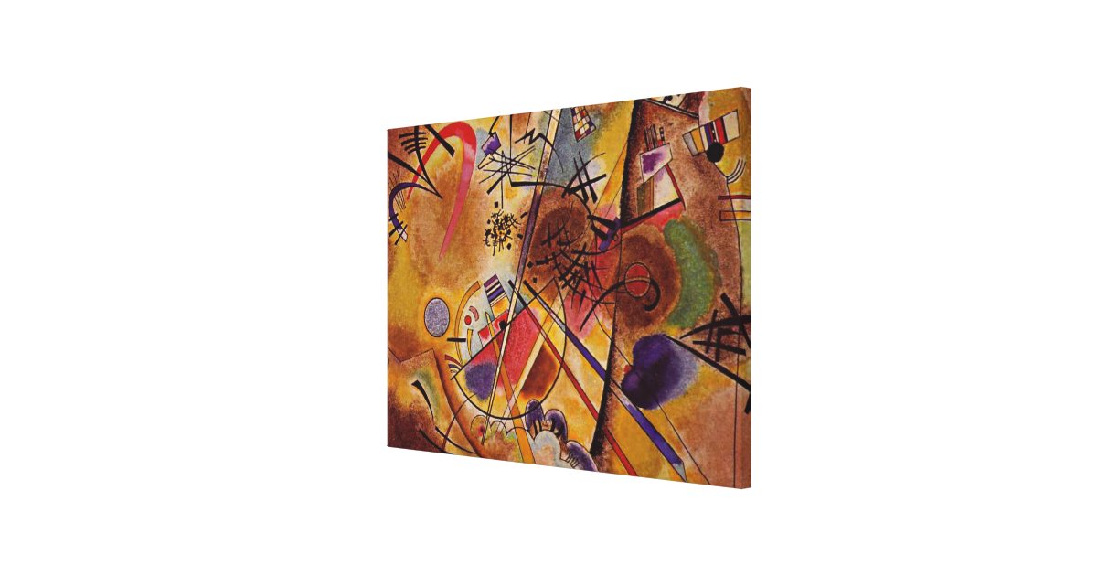 Wassily Kandinsky Abstract Small Dream In Red Old Art Painting Canvas Art Print