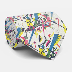 Kandinsky Small Worlds - Abstract Art Silk Tie