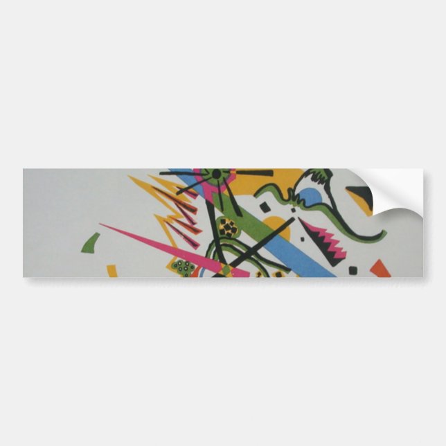 Kandinsky Small Worlds Kleine Welts I Bumper Sticker (Front)
