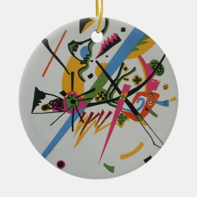 Kandinsky Small Worlds Kleine Welts I Ceramic Ornament (Front)