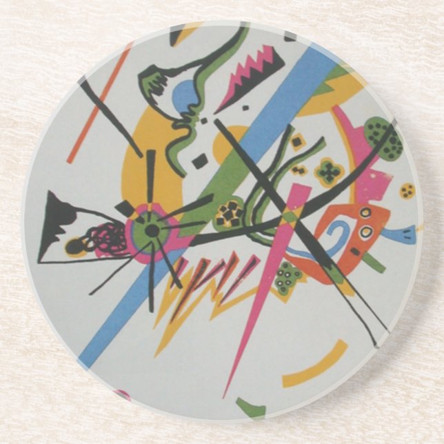 Kandinsky Small Worlds Kleine Welts I Drink Coaster (Front)