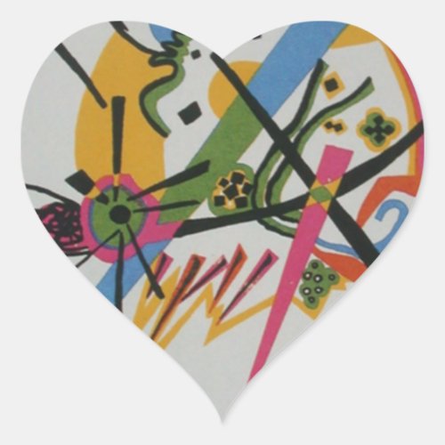 Kandinsky Small Worlds Kleine Welts I Heart Sticker