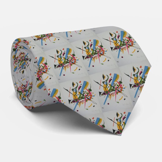 Kandinsky Small Worlds Kleine Welts I Neck Tie (Rolled)