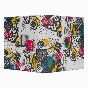 Kandinsky Small Worlds V Abstract Classic 3 Ring Binder