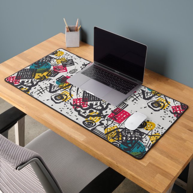 Kandinsky Small Worlds V Abstract Classic Desk Mat (Office 2)