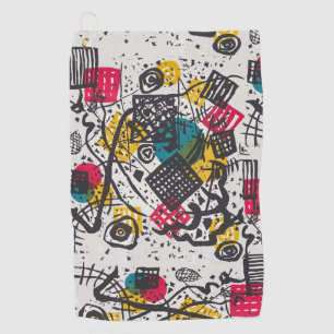 Kandinsky Small Worlds V Abstract Classic Golf Towel