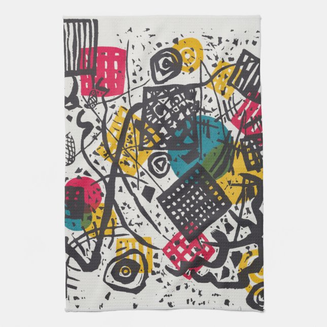 Kandinsky Small Worlds V Abstract Classic Kitchen Towel (Vertical)