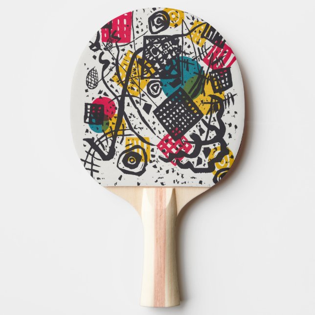 Kandinsky Small Worlds V Abstract Classic Ping Pong Paddle (Front)