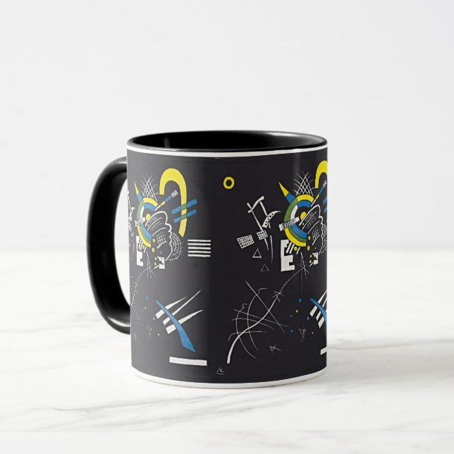 Kandinsky Small Worlds VII Bauhaus Art Mug (Front Left)