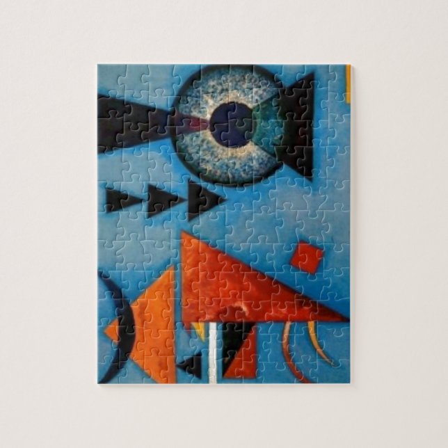 Kandinsky Soft Hard Abstract Jigsaw Puzzle (Vertical)