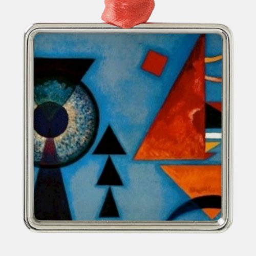 Kandinsky Soft Hard Abstract Metal Ornament