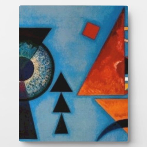 Kandinsky Soft Hard Abstract Plaque