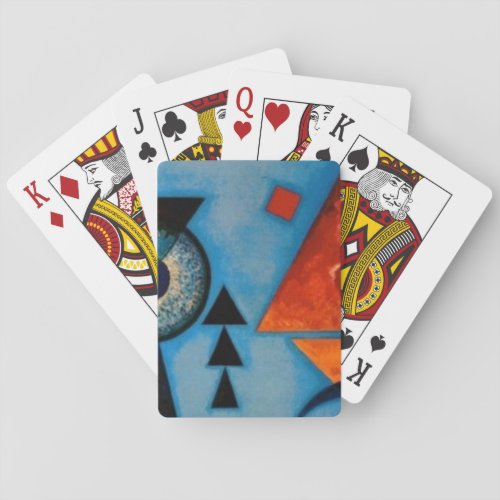 Kandinsky Soft Hard Abstract Playing Cards