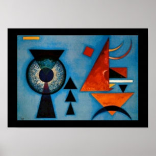 Kandinsky Soft Hard Abstract Poster