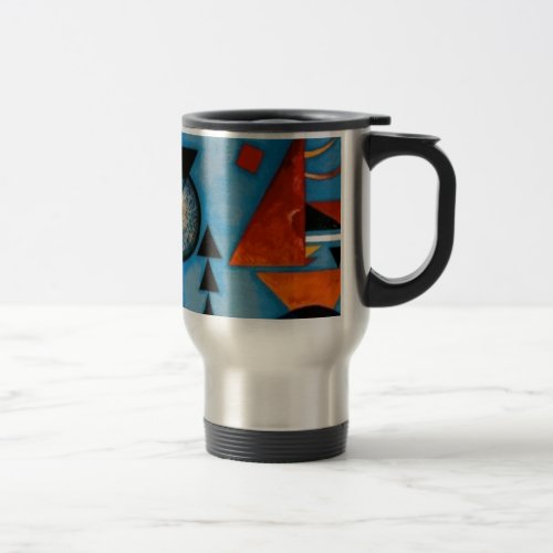 Kandinsky Soft Hard Abstract Travel Mug