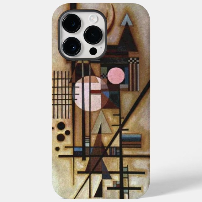 Kandinsky Softened Construction Abstract Art Case-Mate iPhone Case (Back)