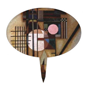 Kandinsky Softened Construction Cake Topper