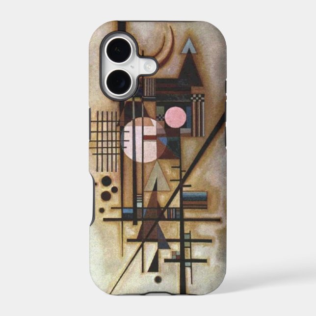 Kandinsky Softened Construction Iphone Case (Back)