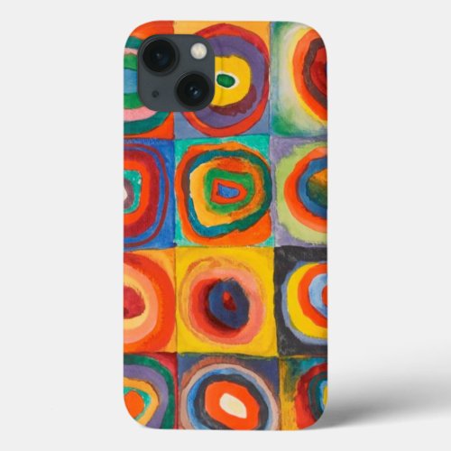 Kandinsky Squares Circles  iPhone 13 Case