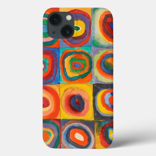 Kandinsky Squares Concentric Circles iPhone 13 Case