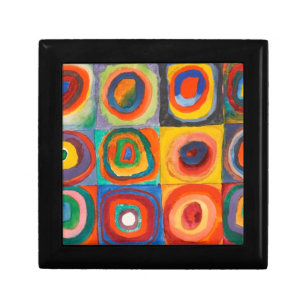 Kandinsky Squares Concentric Circles Gift Box