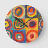 Kandinsky Squares Concentric Circles