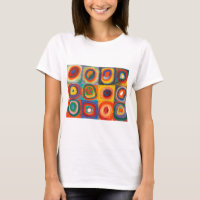 Kandinsky Squares Concentric Circles T-Shirt