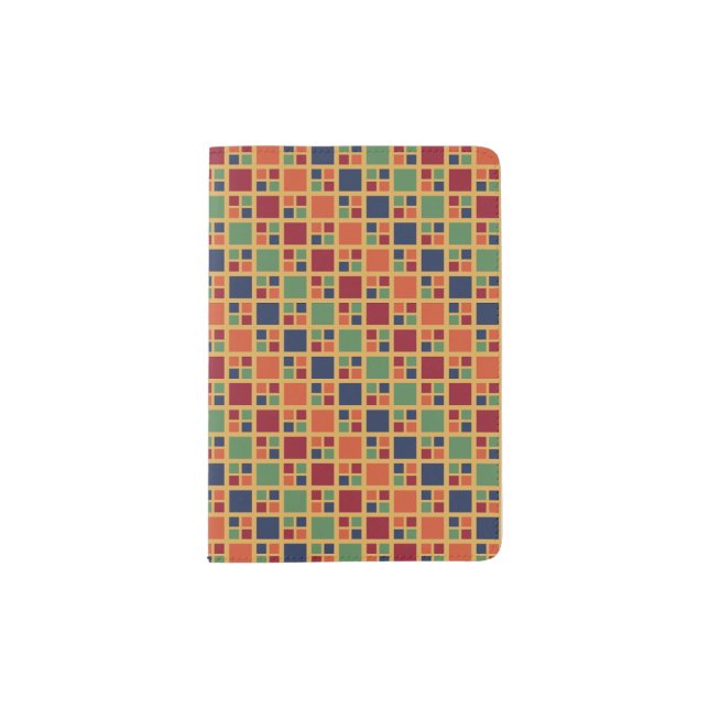 Kandinsky Squares Passport Holder (Front)