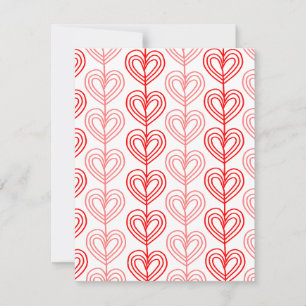 Kandinsky Staggered Valentine’s Note Card