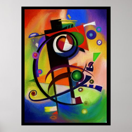 Kandinsky style poster