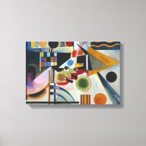 Kandinsky Swinging Abstract Painting Canvas Print