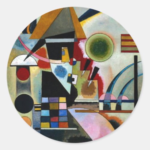 Kandinsky _ Swinging Classic Round Sticker