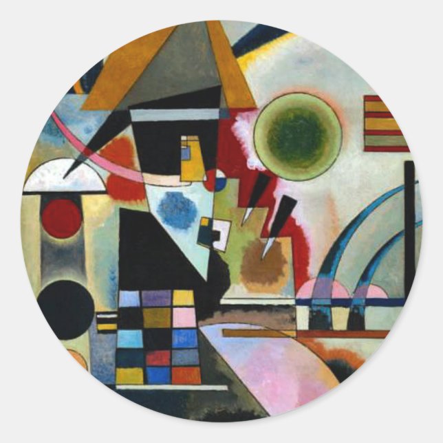 Kandinsky - Swinging Classic Round Sticker (Front)
