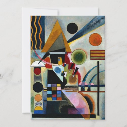 Kandinsky _ Swinging colorful artwork Card