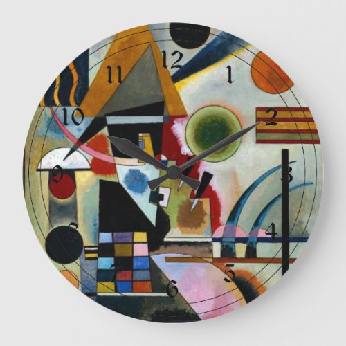 Kandinsky _ Swinging Large Clock