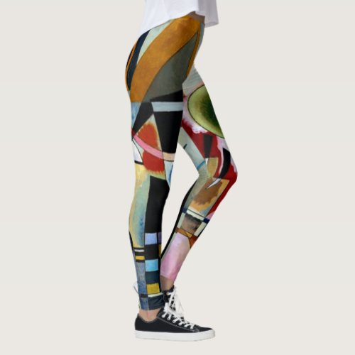 Kandinsky _ Swinging popular painting Leggings