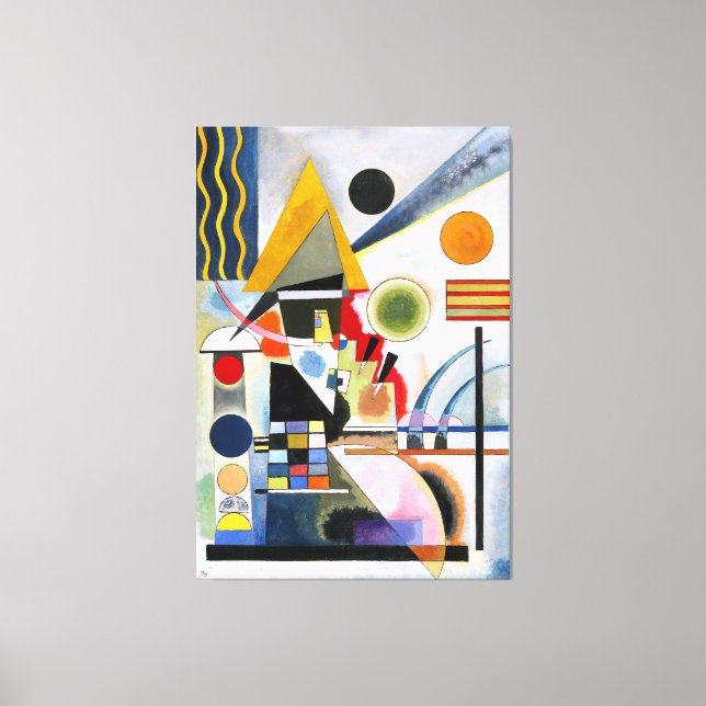 KANDINSKY - SWINGING (Schaukeln) - 1925 - Bauhaus  Canvas Print (Front)