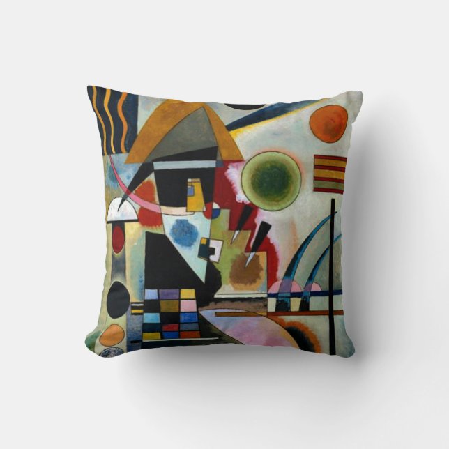 Kandinsky - Swinging Throw Pillow (Front)