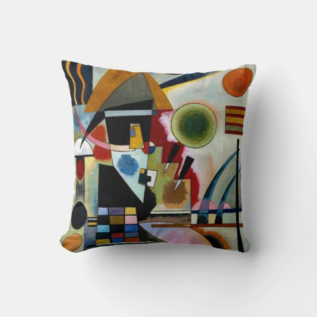 Kandinsky - Swinging Throw Pillow (Front)