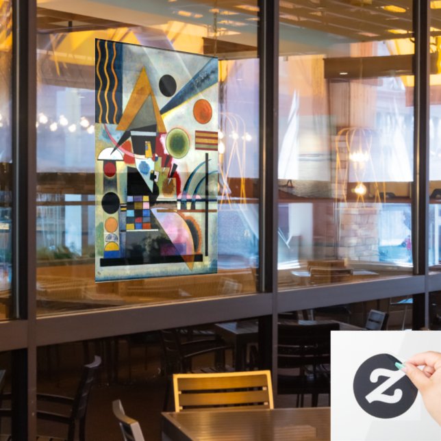 Kandinsky - Swinging Window Cling (Restaurant Window)