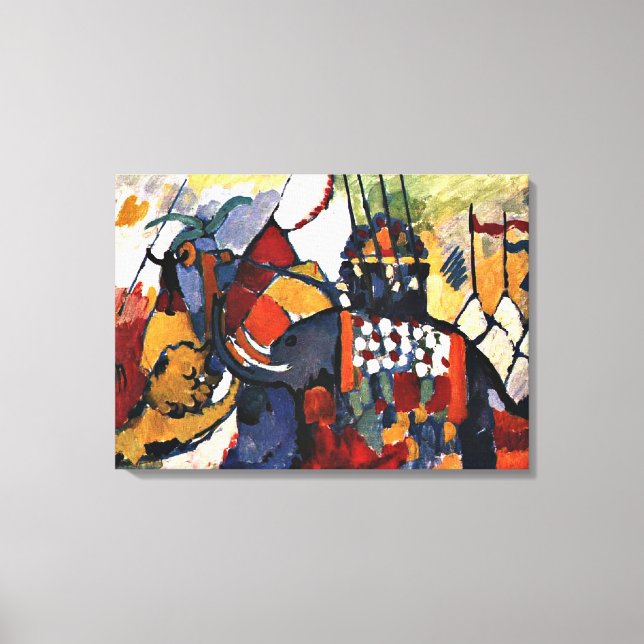 Kandinsky - The Elephant Canvas Print (Front)
