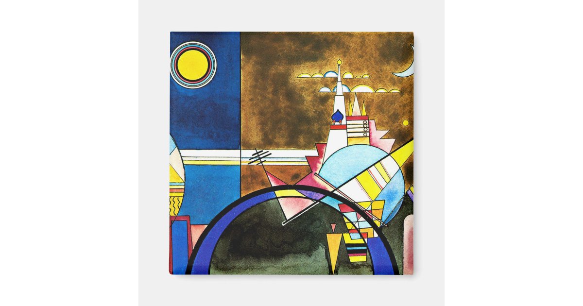 Kandinsky The Great Gate Of Kiev Magnet Zazzle Com
