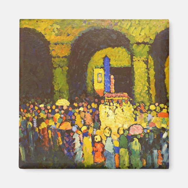 Kandinsky - The Ludwigskirche in Munich Magnet (Front)