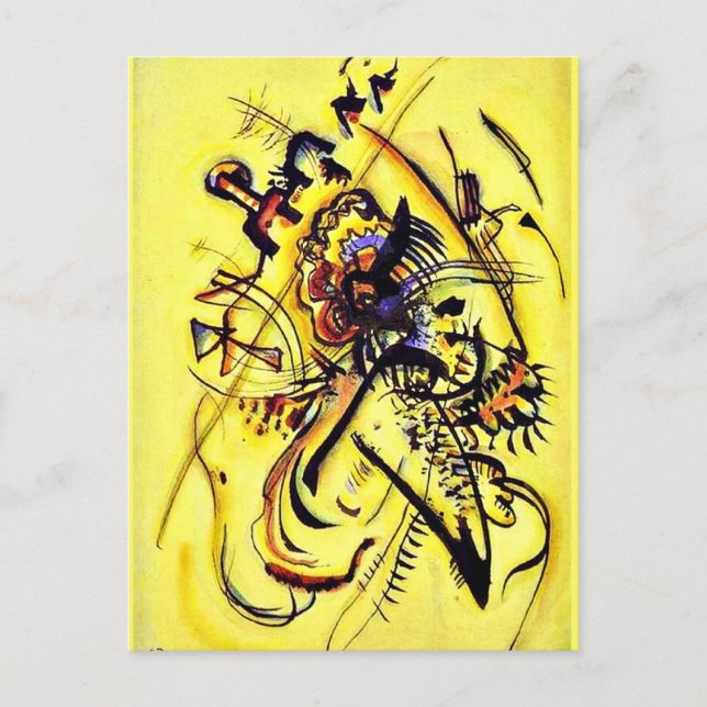 Kandinsky - The Unknown Voice,  Postcard (Front)