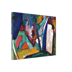 Kandinsky - The Waterfall, abstract art Canvas Print