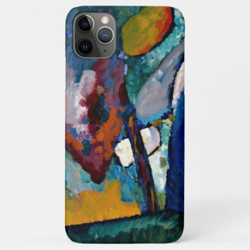 Kandinsky _ The Waterfall abstract art iPhone 11 Pro Max Case