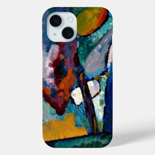 Kandinsky _ The Waterfall abstract art iPhone 15 Case