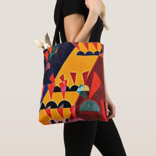 Kandinsky _ Theme Top vivid abstract painting Tote Bag