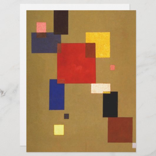 Kandinsky Thirteen Rectangles Abstract Painting (Front/Back)